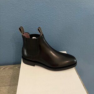 Barker UK Hayley Leather Black Bootie - Never Worn